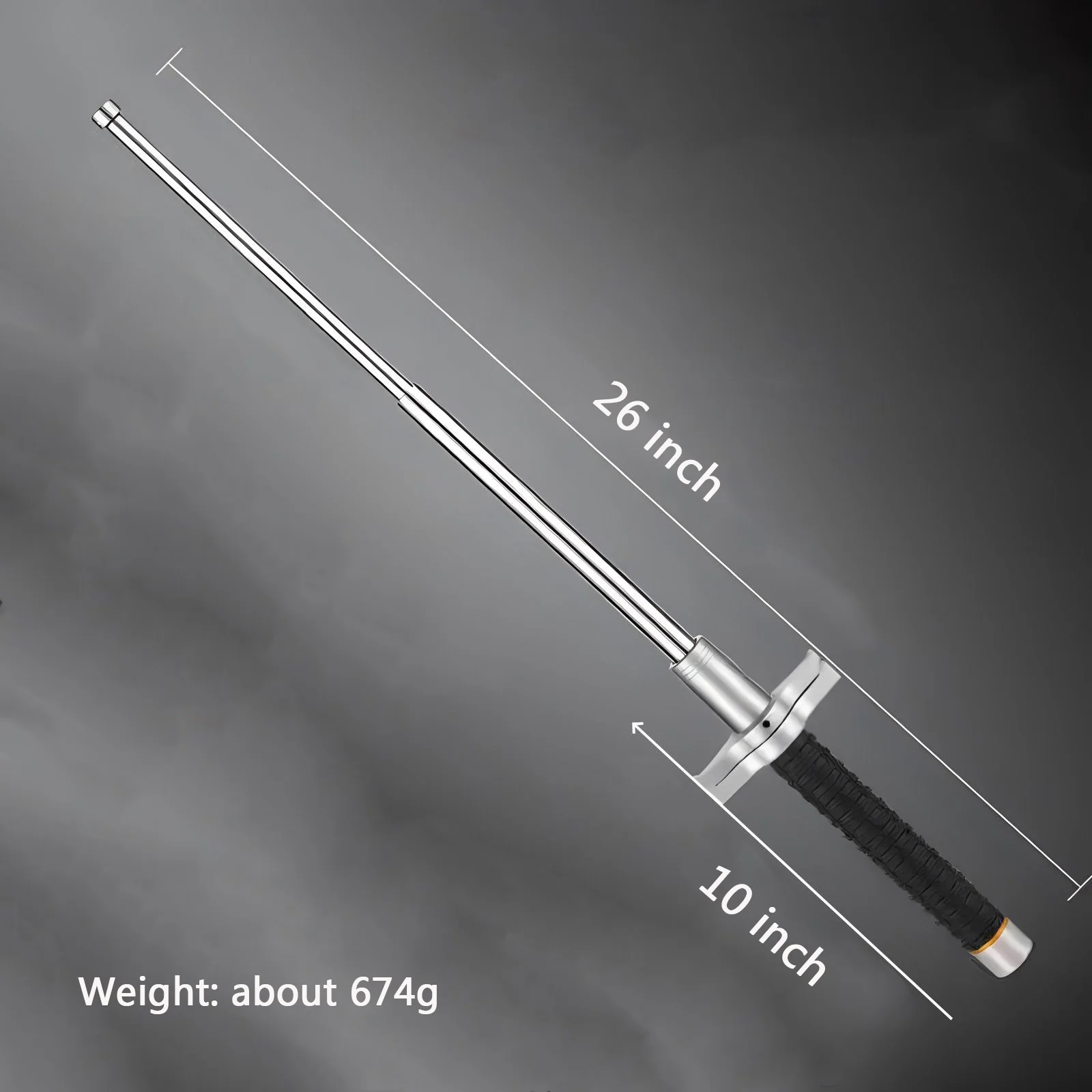 21 26 29 36 inch Steel Baton Tactical Telescopic Stick Window Breaker - Image 20