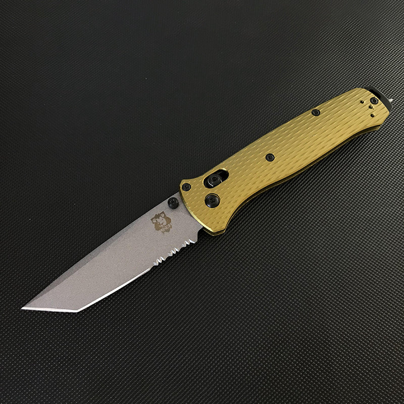 Aluminum Handle Liome 537 Folding Knife Outdoor Camping Saber Multifunction Safety Pocket Knives - Image 11