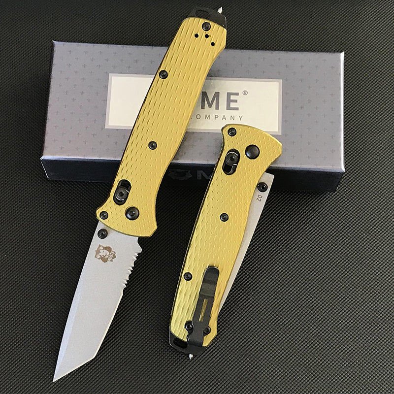 Aluminum Handle Liome 537 Folding Knife Outdoor Camping Saber Multifunction Safety Pocket Knives - Image 7