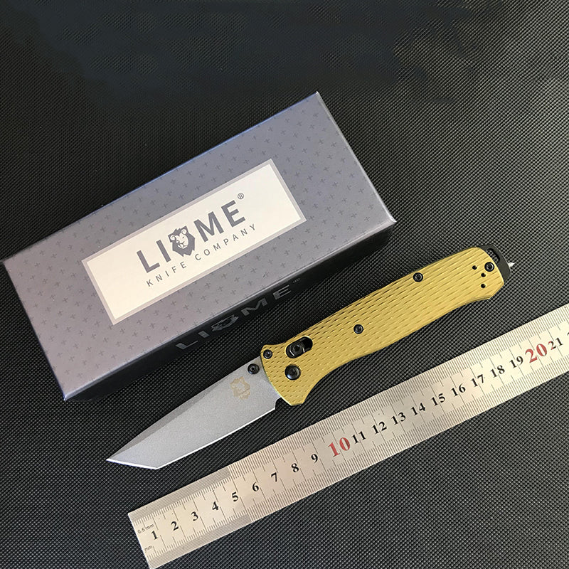 Aluminum Handle Liome 537 Folding Knife Outdoor Camping Saber Multifunction Safety Pocket Knives - Image 9