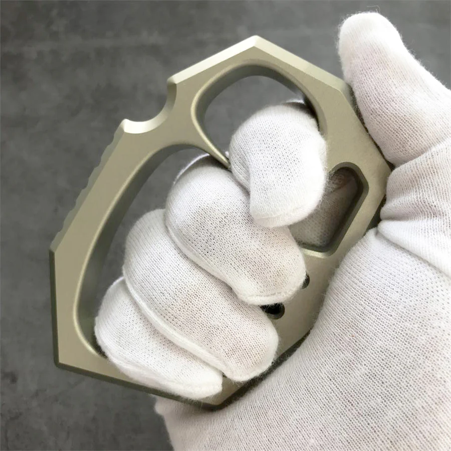 Aviation Aluminum Knuckle Duster Broken Window EDC Tool - Image 5