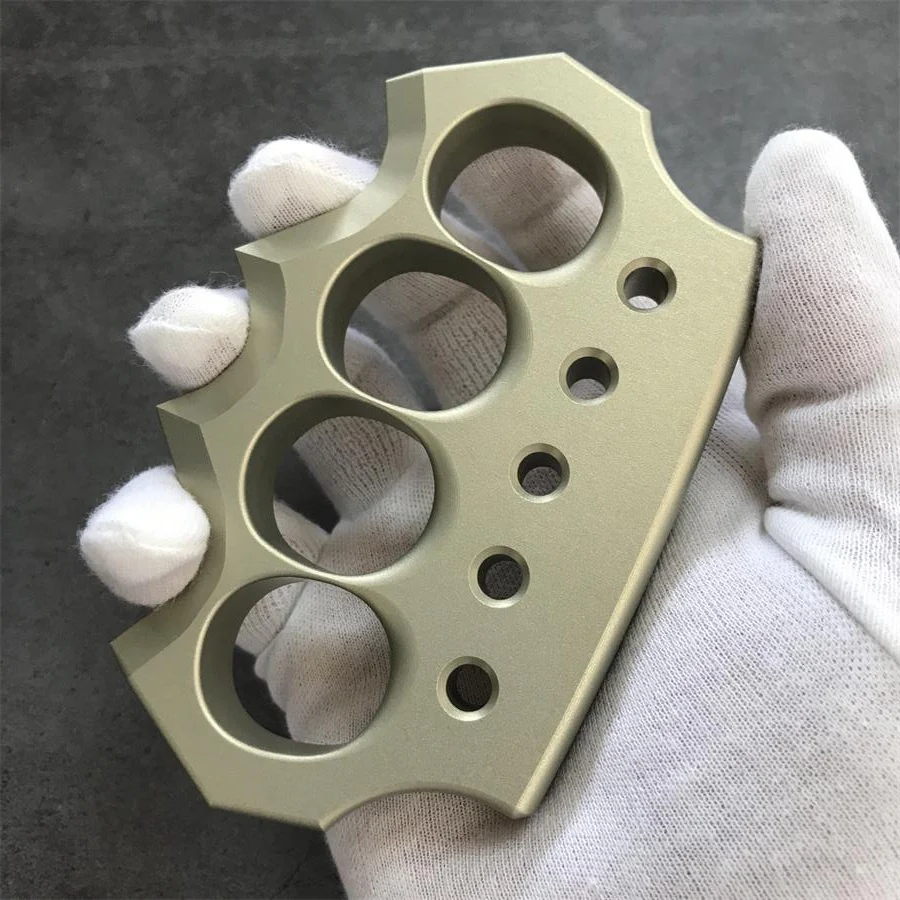 Aviation Aluminum Knuckle Duster Self-defense EDC Tool - Image 4
