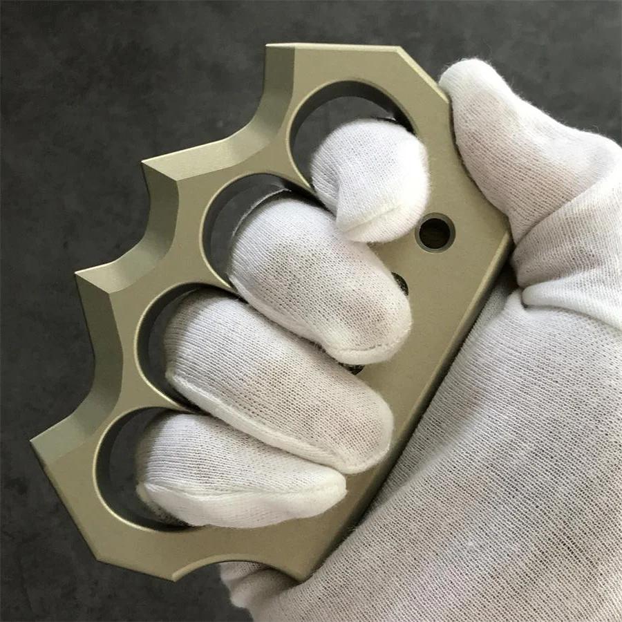 Aviation Aluminum Knuckle Duster Self-defense EDC Tool - Image 5