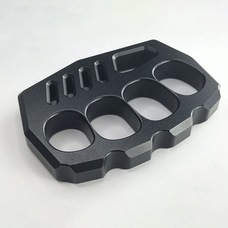Big Finger Hole Knuckle Duster Boxing Broken Windows EDC Tool - Image 2