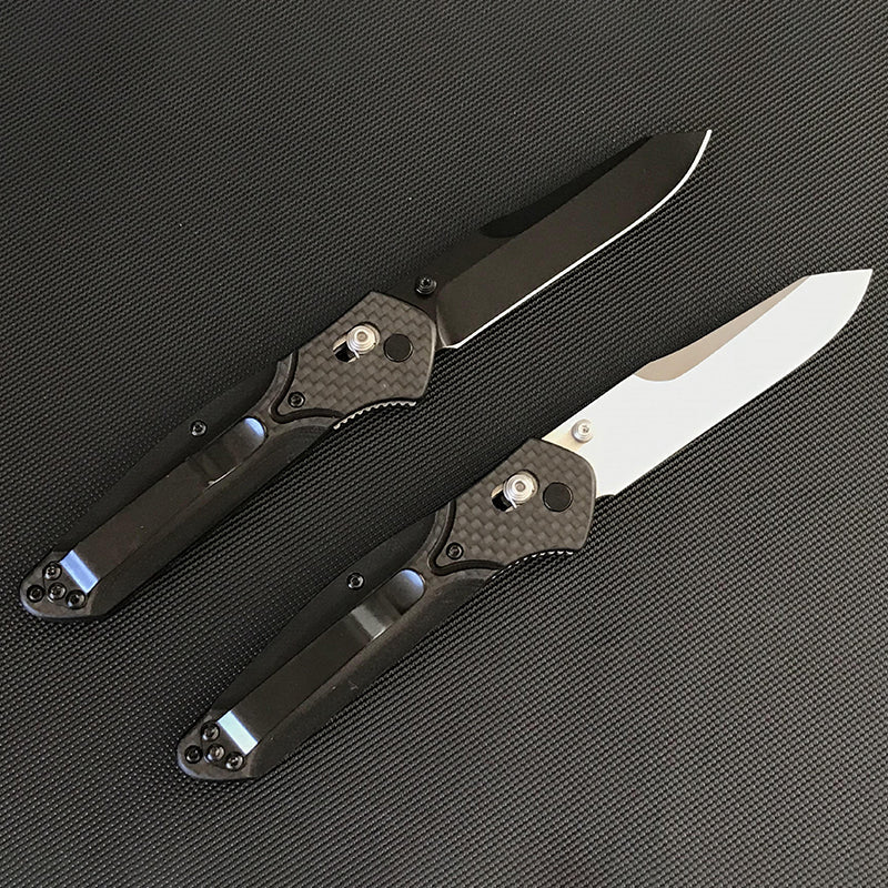 Carbon Fiber Handle 940 Folding Knife Outdoor Camping Tactical Safety Defense Pocket Military Knives - Image 4