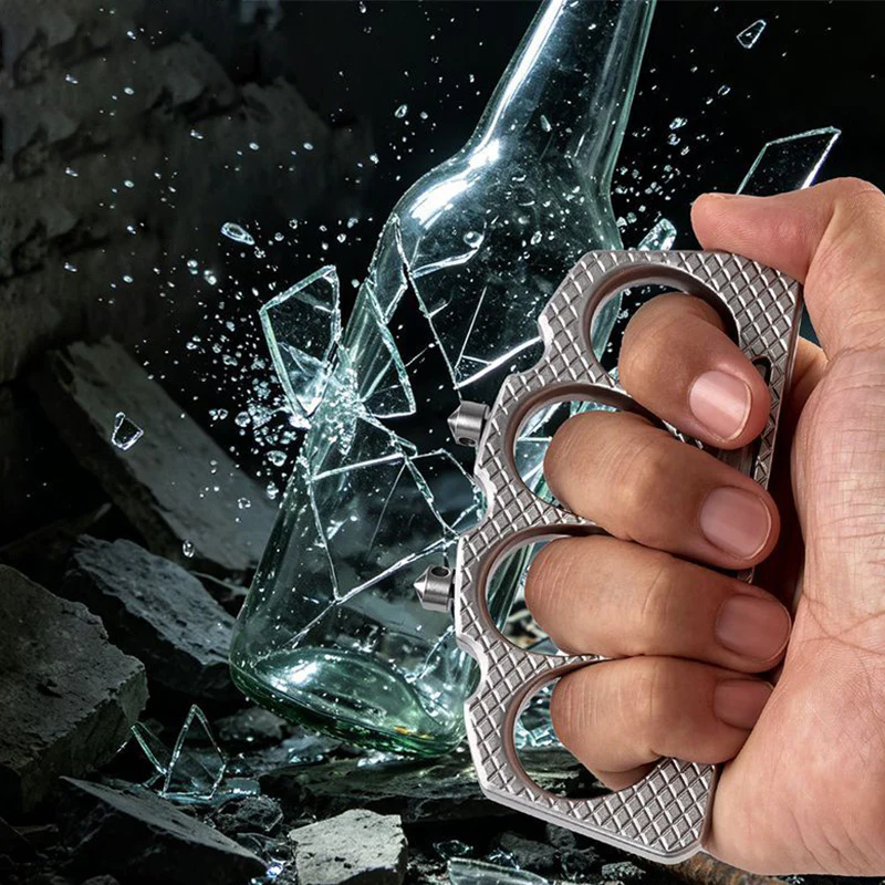 Fashion Knuckle Duster with Detachable Window Breaker - Image 2