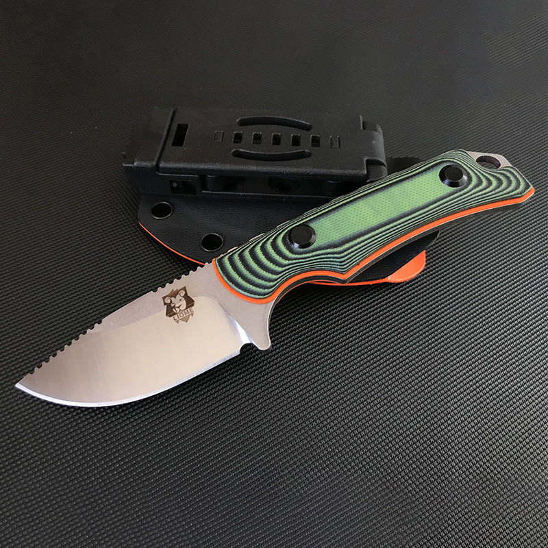 G10 Handle Liome 15017 Tactical Fixed Knife Outdoor Hunting Straight Knives EDC Defense Tool - Image 3