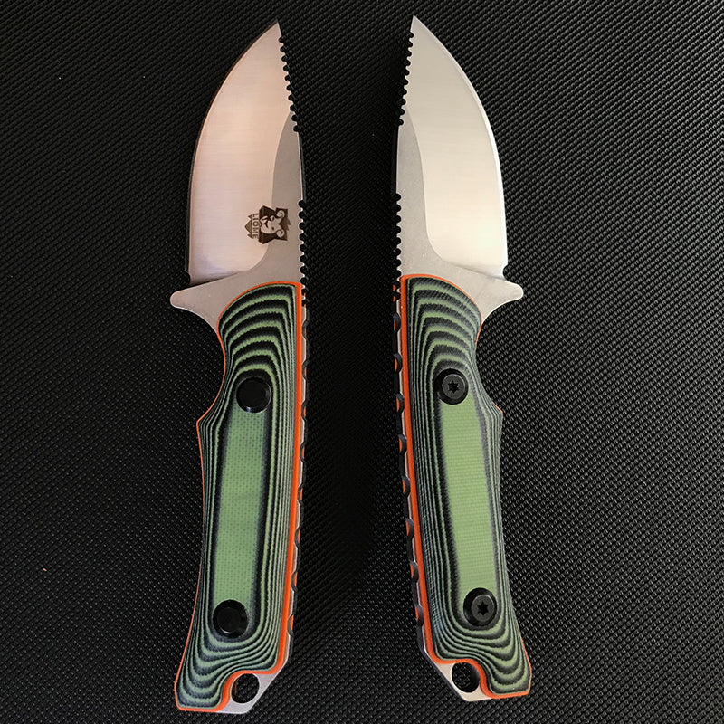 G10 Handle Liome 15017 Tactical Fixed Knife Outdoor Hunting Straight Knives EDC Defense Tool - Image 4