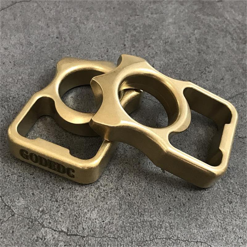 GODEDC Bottle Opening Brass Knuckle Duster EDC Gadget - Image 13