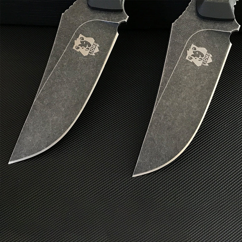 Liome Outdoor Fixed blade Knife G10+ Carbon Fiber Handle Survival Safety Tactical Military Knives - Image 4