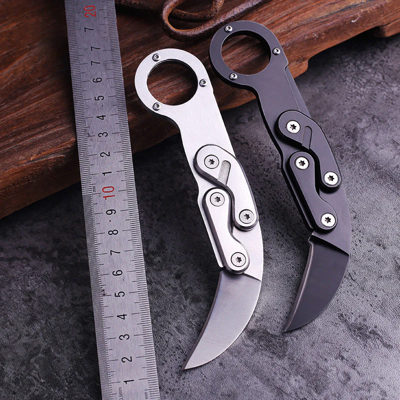 Mechanical Claw Knife Foldable Portable Camping Safety Defense Pocket Knives - Image 4