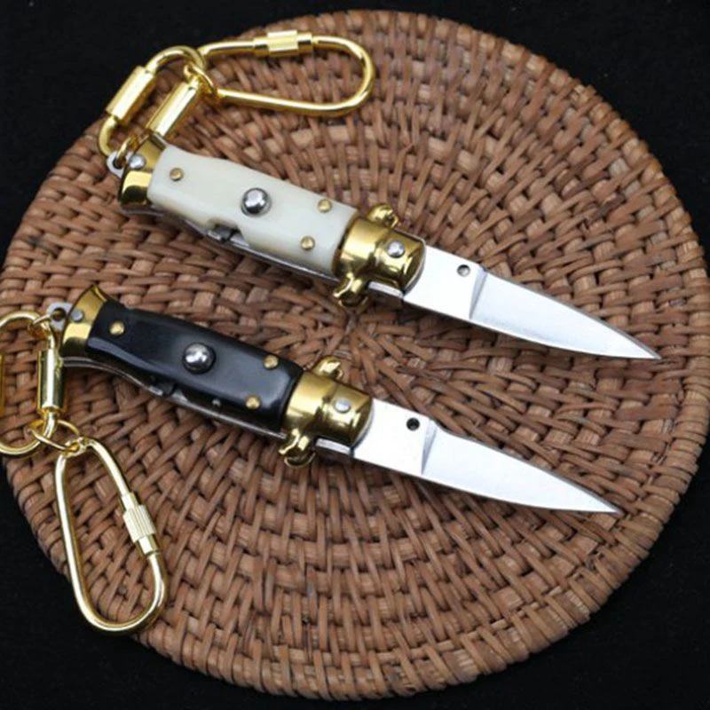 Mini Knife Keychain Folding Pocket Knives - Image 3