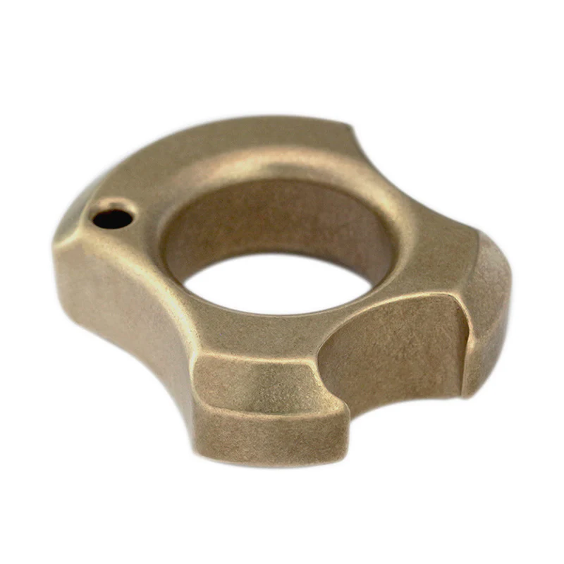 Mini Broken Window Brass Knuckle Duster Bottle Opening EDC Tool - Image 6