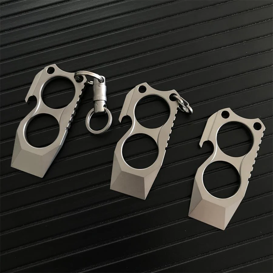 Mini Crowbar Titanium Alloy Bottle Opening EDC Tool - Image 10