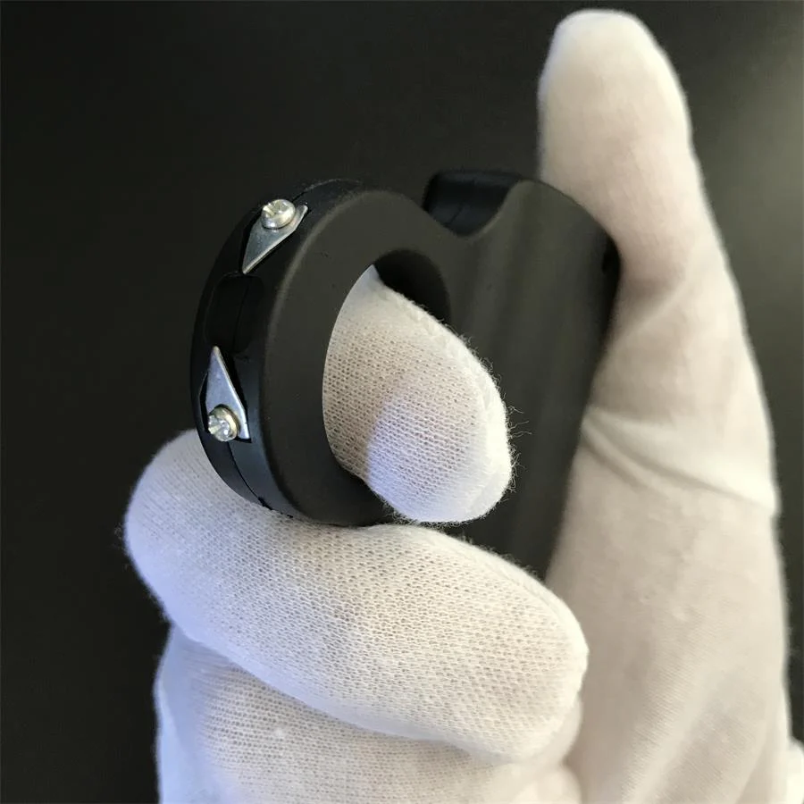 Stun Gun Mini Knuckle Electric Baton Portable Electric Shock - Image 3