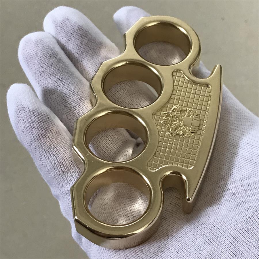 Mini Skull Solid Brass Knuckle Duster - Image 2