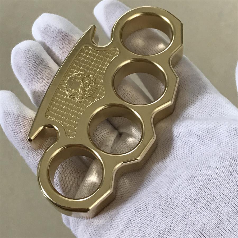 Mini Skull Solid Brass Knuckle Duster - Image 4