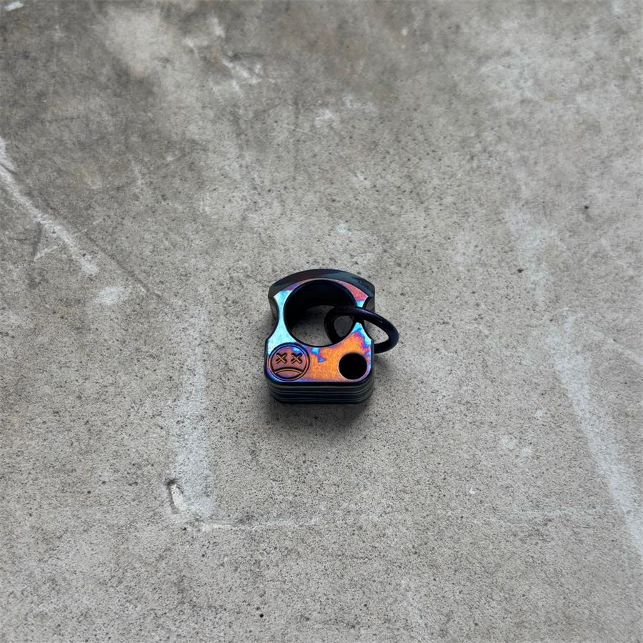 Mini Titanium Knuckle Duster Pendant Decorations - Image 5