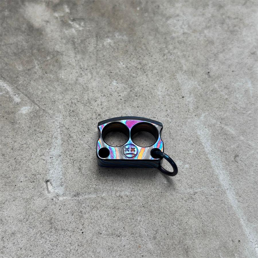 Mini Titanium Knuckle Duster Pendant Decorations - Image 7