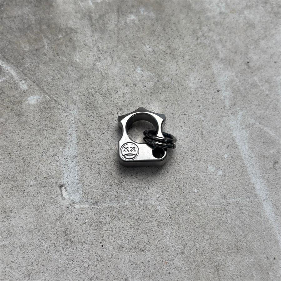 Mini Titanium Knuckle Duster Pendant Decorations - Image 8