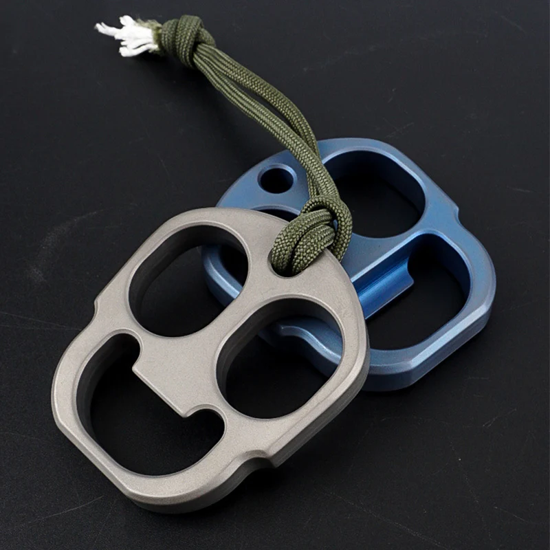 Mini Titanium Knuckle Multi-function Bottle Opening EDC Tool - Image 2
