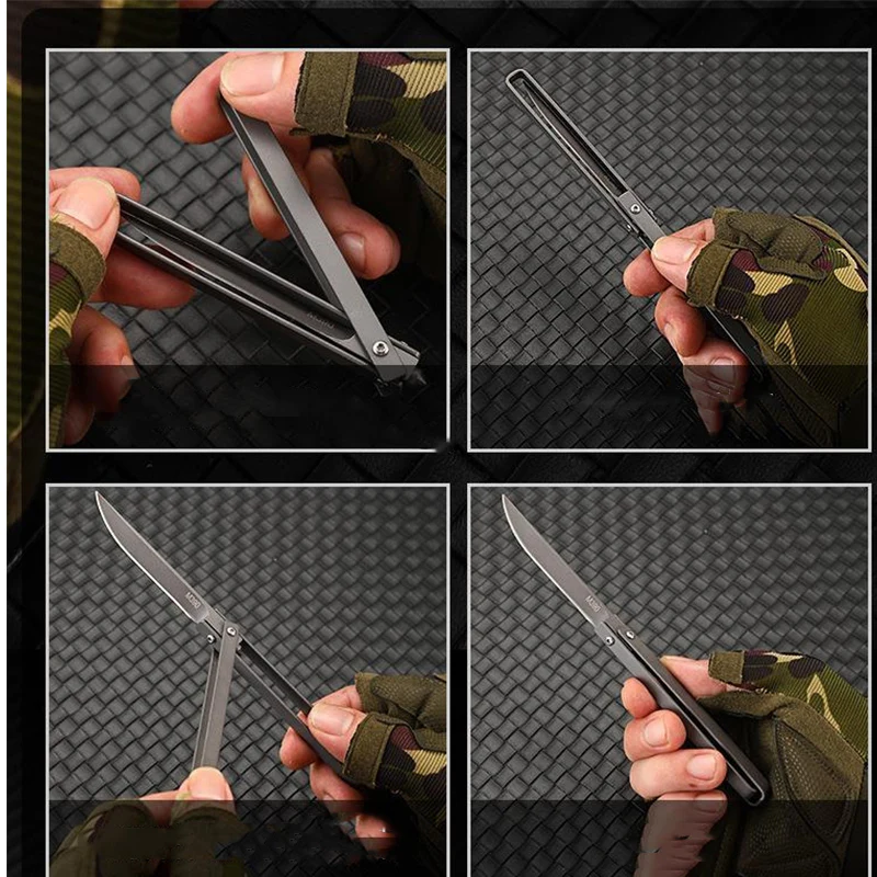 Mini Window Breaker Sharp Mechanical Folding Knives - Image 8