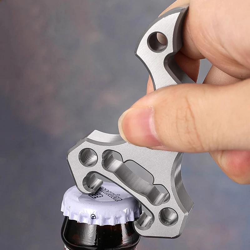 Multi-function Knuckle Duster Bottle Opener Self-defense Tool - Image 2