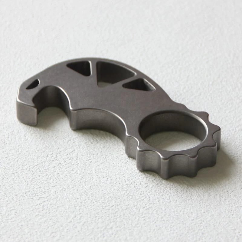 Multi-function Titanium Knuckle Duster Bottle Opening EDC Tool - Image 9