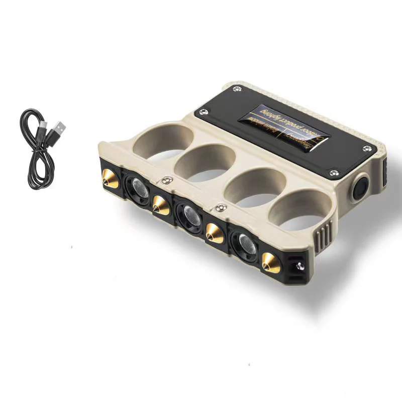 Multi-functional Knuckle Duster Self-defense Flashlight EDC Tool - Image 11