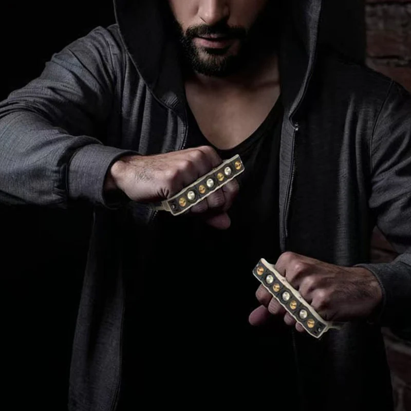 Multi-functional Knuckle Duster Self-defense Flashlight EDC Tool - Image 4