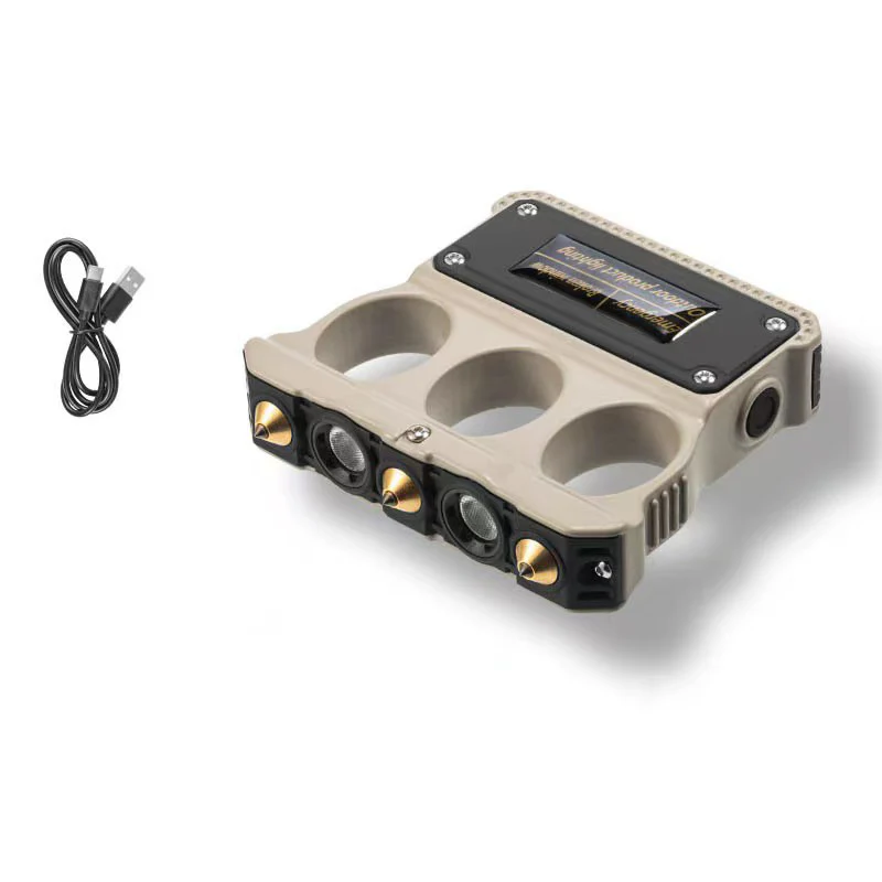 Multi-functional Knuckle Duster Self-defense Flashlight EDC Tool - Image 8