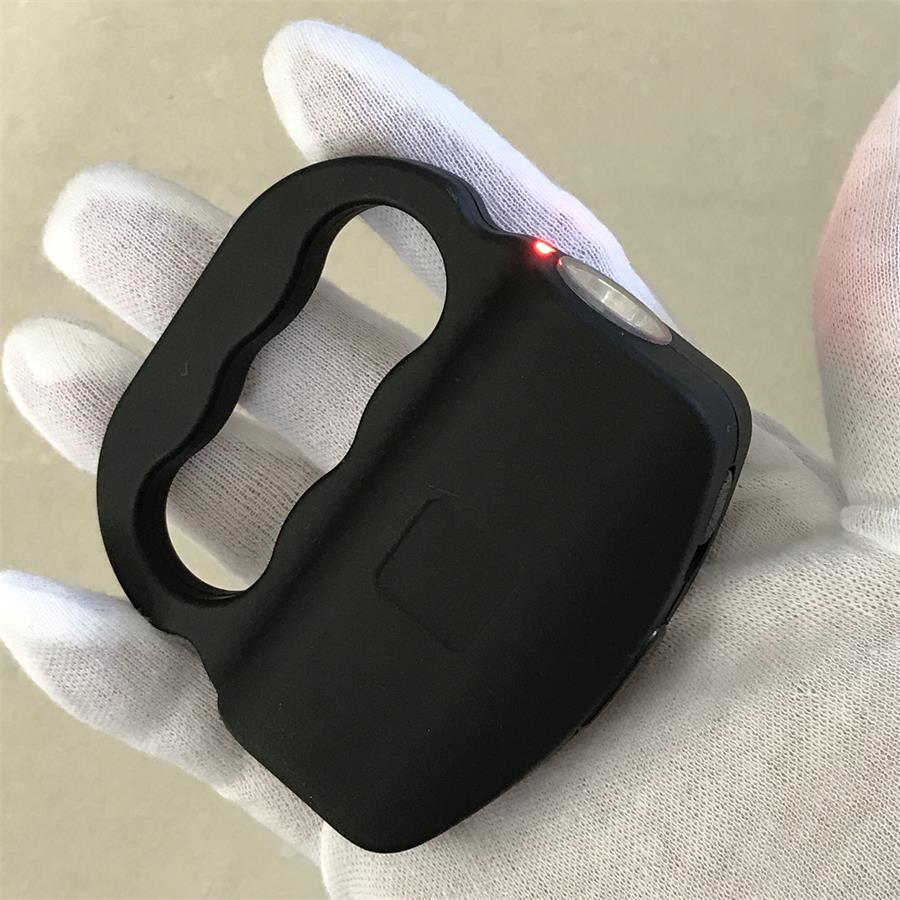 Stun Gun Multi-functional Knuckle Electric Shock Device Three-finger Lighting Lamp - Image 4
