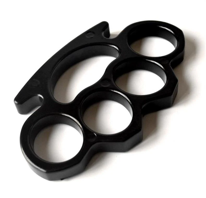 Multicolor Metal Brass Knuckle Duster Boxing Self Defense Four Finger Buckle Window Breaker Outdoor EDC Tool - Image 10