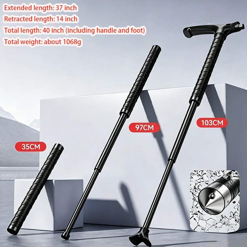 Multifunctional Portable Baton Trekking Pole - Image 10