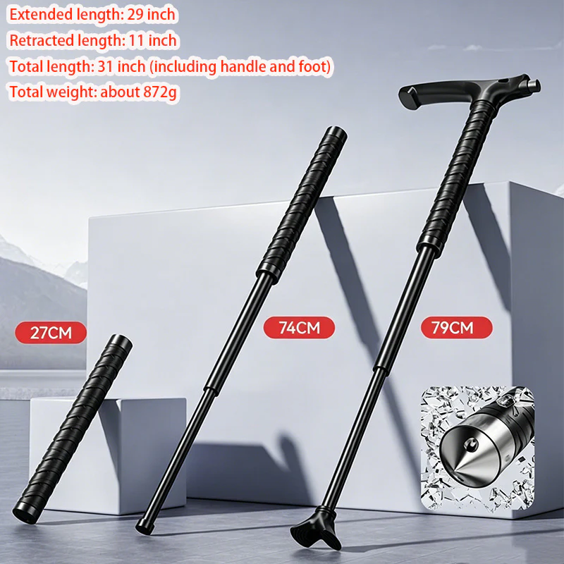 Multifunctional Portable Baton Trekking Pole - Image 12