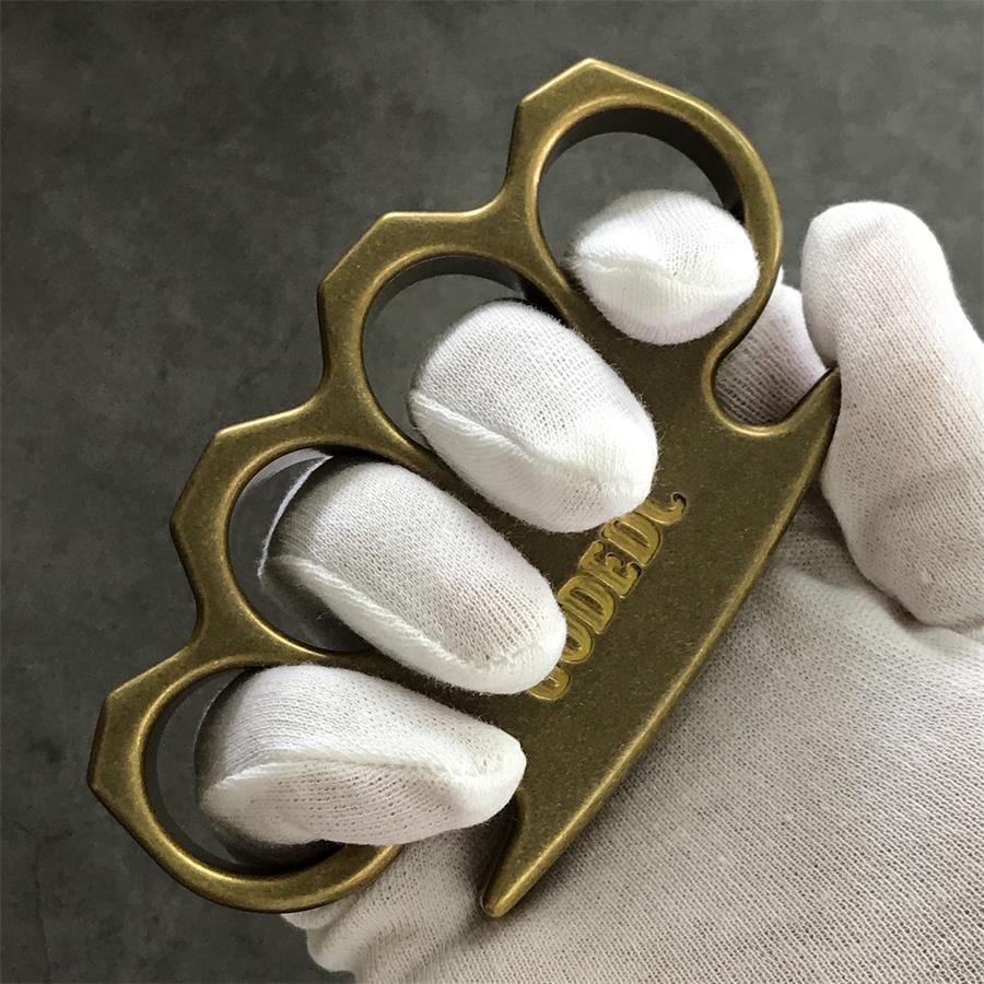 Old Color Style Classic Brass Knuckles Duster - Image 5