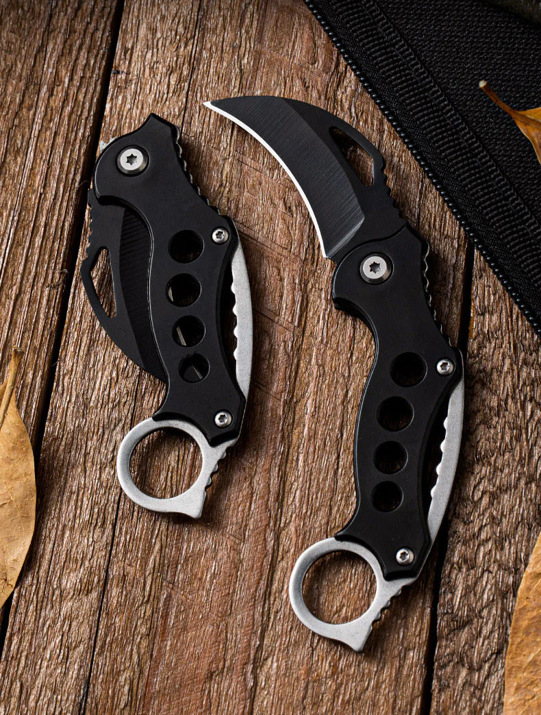 Outdoor Small Claw Knife Survival Folding Knives Safety Defense Pocket Portable EDC Tool - Image 6