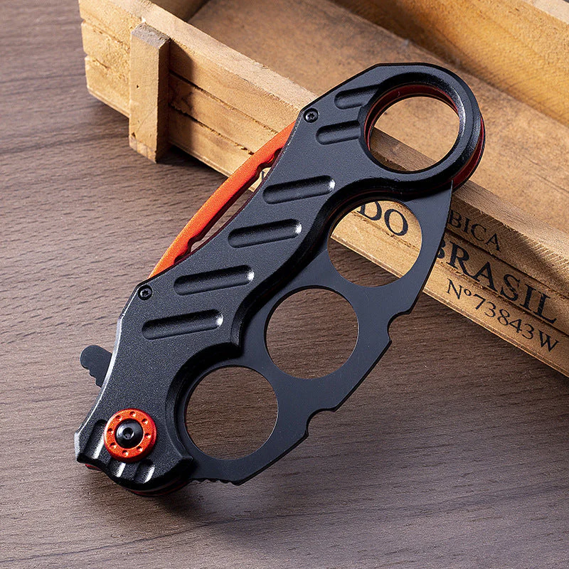 Outdoor Knuckle Folding Knife Camping Boxing Sleeve Knives EDC Tool - Image 9