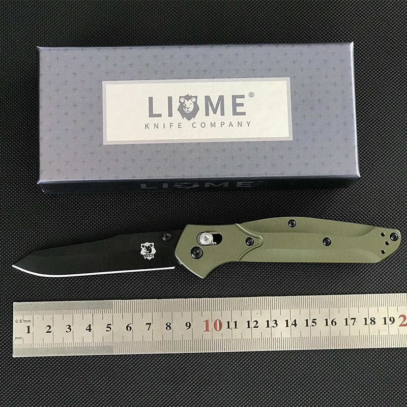 Outdoor Liome 940 Folding Knife Aluminum Handle Camping Saber Safety Defense Pocket Knives - Image 10