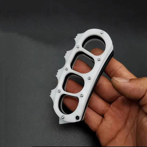 Outdoor Strong Knuckle Duster Defense Window Breaker Camping Boxing Guard Combat Defense EDC Tool - Image 10