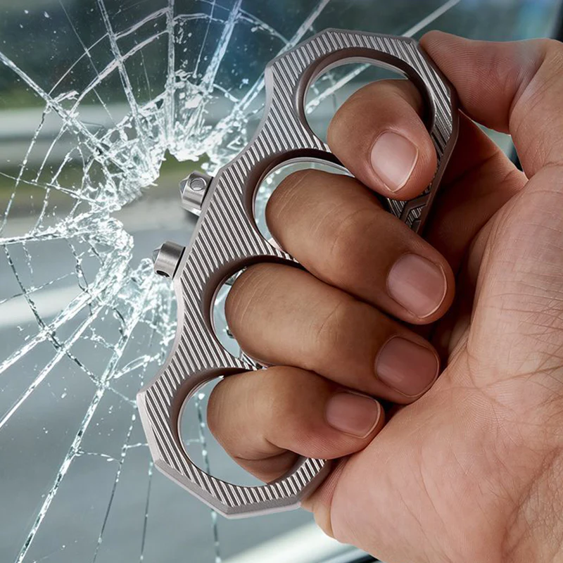 Portable Knuckle Duster with Detachable Window Breaker - Image 2
