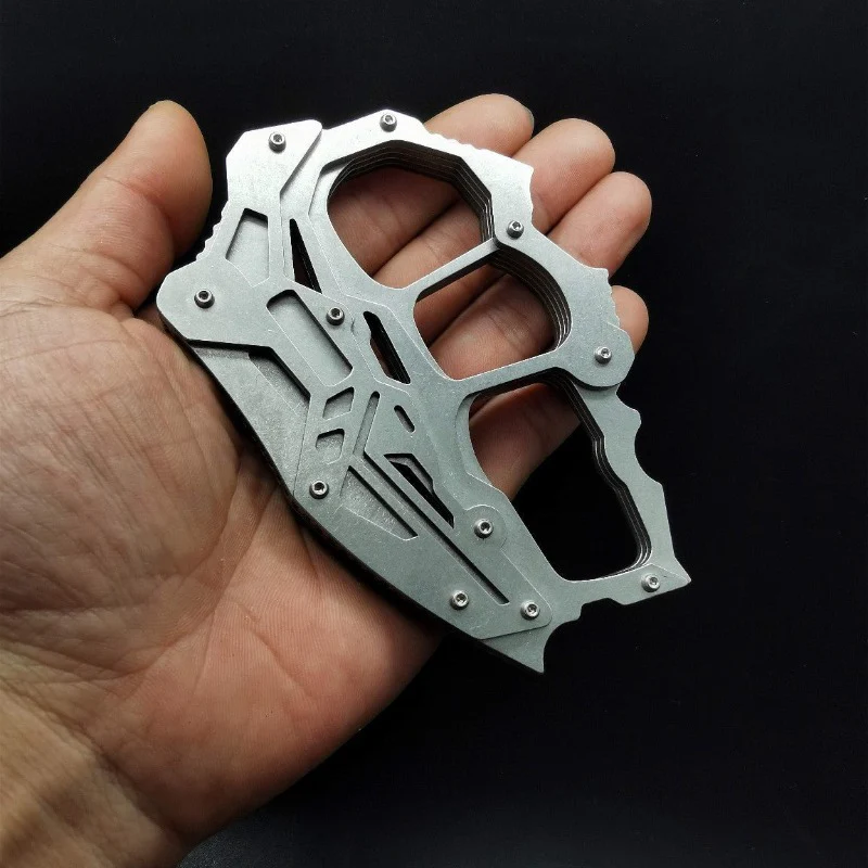 Precision Sturdy Steel Three Finger Knuckle Duster - Image 2