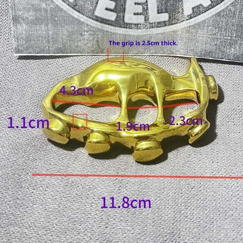 Right-hand Brass Knuckle Self-defense EDC Tool - Image 3