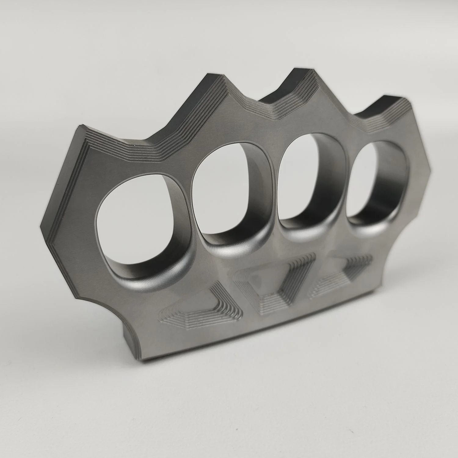 Fine Steel Knuckle Duster Four Finger Buckle Self-defense Broken Window Knuckles Boxing Training Combat Gear - Image 4