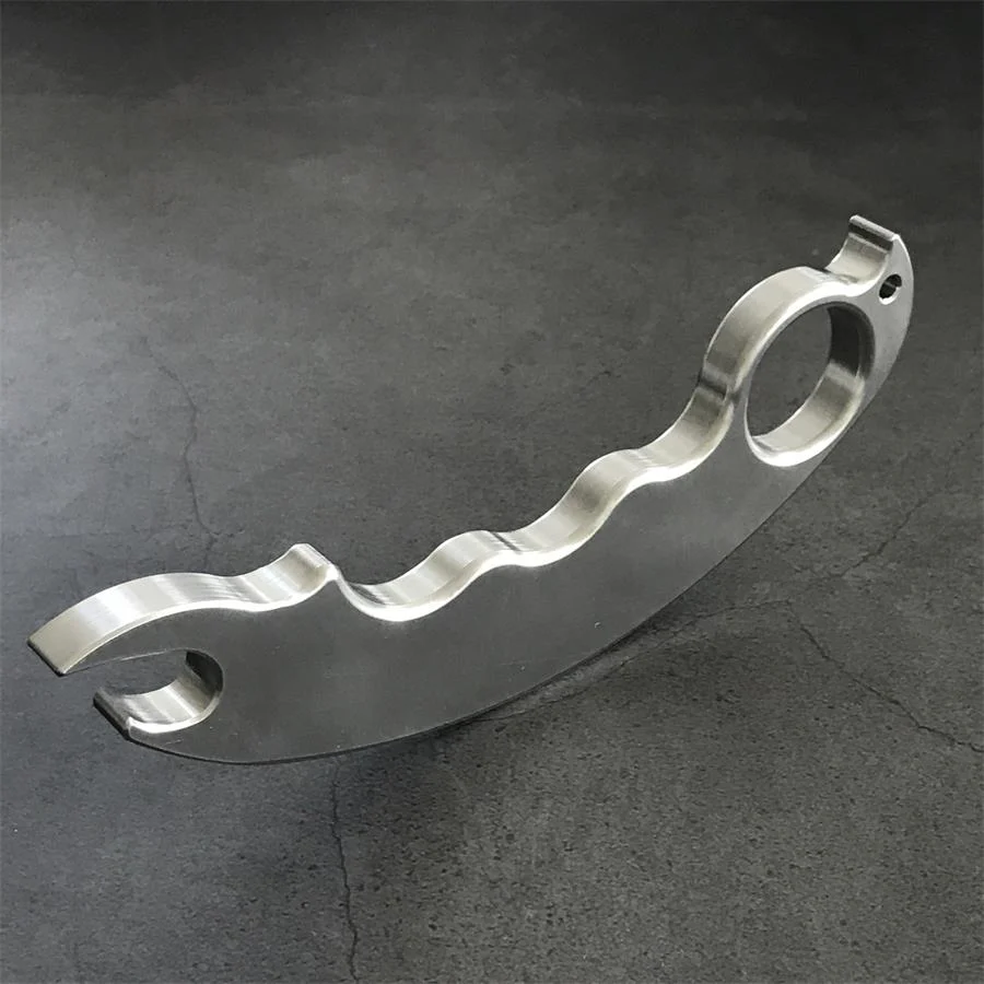 Solid Steel Bottle Opener Multi-Function Self-Defense Training EDC Tool - Image 6