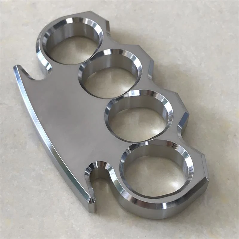 Solid Steel Classic Knuckle Duster Self-Defense EDC Tool - Image 12