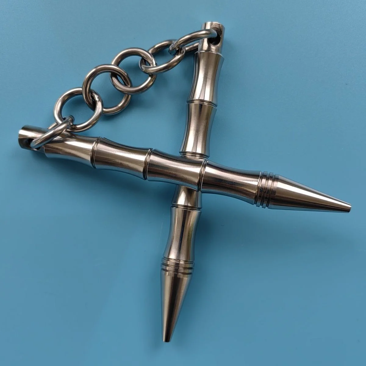Solid Steel Nunchaku Portable Self-defense Training Tool - Image 6