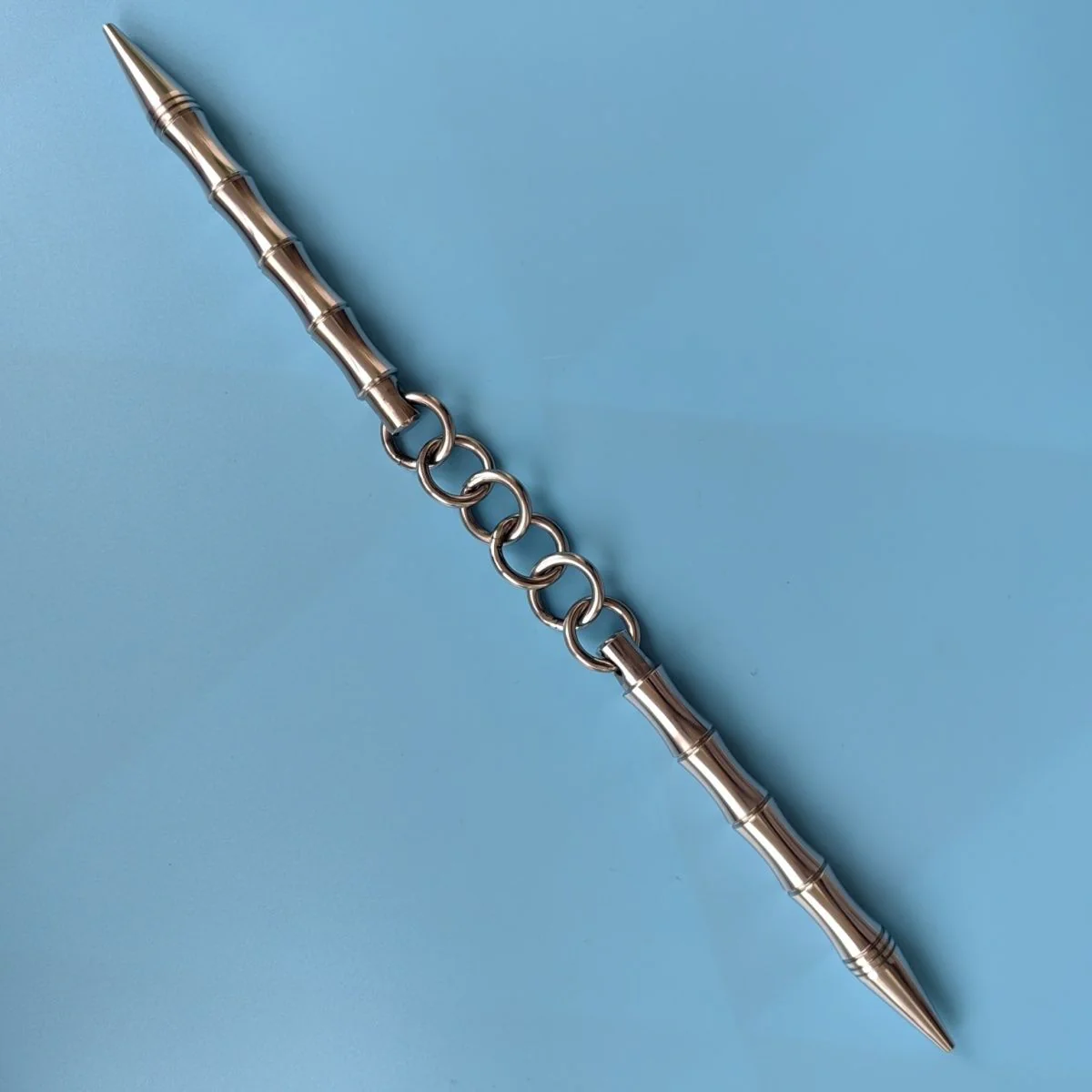 Solid Steel Nunchaku Portable Self-defense Training Tool - Image 8