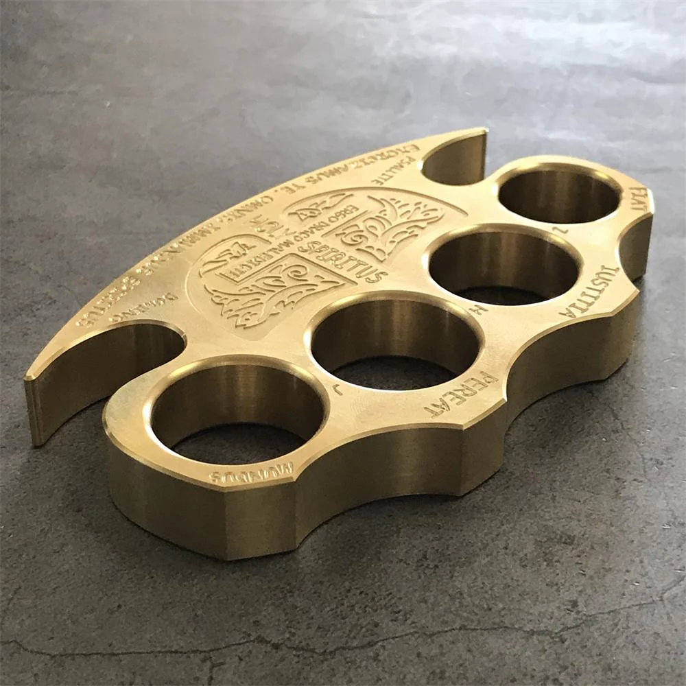 Solid Thickened Warrior Brass Knuckle Duster