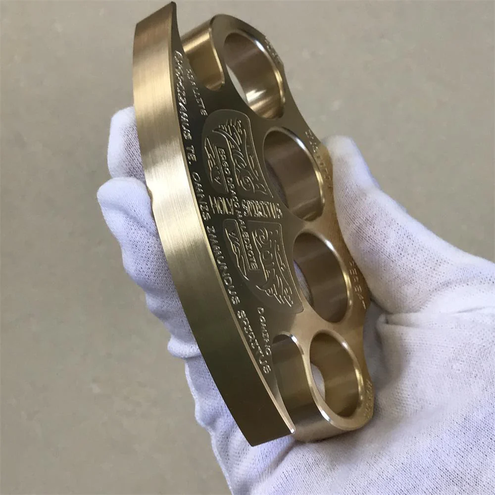 Solid Thickened Warrior Brass Knuckle Duster - Image 10